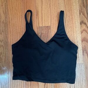 Black tank top